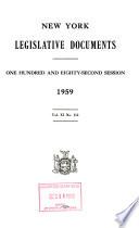 New York Legislative Documents