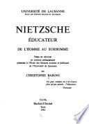 Nietzsche, éducateur