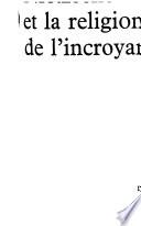 Nietzsche et la religion de l'incroyance