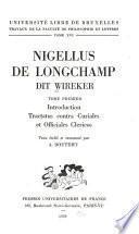 Nigellus de Longchamp dit Wireker