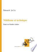 Nihilisme et technique