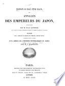 Nipon o daï itsi ran; ou, Annales des empereurs du Japon