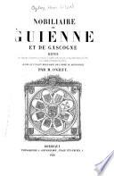 Nobiliaire de Guienne et de Gascogne