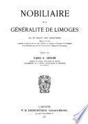 Nobiliaire de la généralité de Limoges