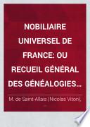 Nobiliaire universel de France