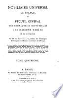 Nobiliaire universel de France