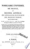 Nobiliaire universel de France