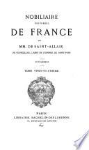 Nobiliaire universel de France, ou, Recueil général des généalogies historiques des maisons nobles de ce royaume