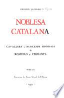 Noblesa catalana: P-X