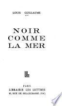 Noir comme la mer