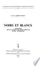 Noirs et Blancs