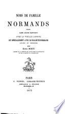 Noms de famille normands