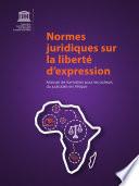 Normes juridiques sur la liberté d'expression