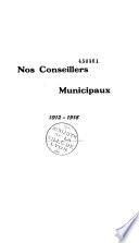 Nos conseillers municipaux