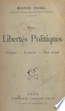 Nos libertés politiques