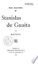Nos maîtres