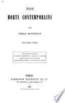 Nos morts contemporains ...
