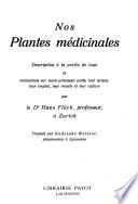 Nos plantes médicinales