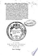 Notabilia supra Guidonem scripta, aucta, recognita, ab ... Ioanne Falcone ... , quae cùm à multis antehac & typographis, & inuidis depravata fuerint, ita ut falsa pro veris supposita, sed vera pro falsis, & utilia pro inutilibus perniciosè substracta sint, nunc tandem ab omni labe repurgata, nec mediocri adhibita diligentia pristino nitori ac integritati restituta, imò verò additis duorum medicinae luminum Hippocratis & Galeni, necnon Avicennae, Rhasis, Avenzoar, Mesuae, aliorumq, insignium medicorum autoritatibus illustrata, sic recèns in lucem emissa proferuntur