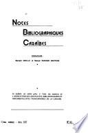 Notes bibliographiques caraïbes