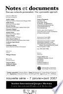 Notes et documents