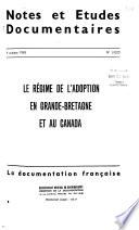 Notes et études documentaires