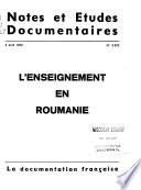 Notes et études documentaires