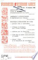 Notes et études documentaires