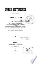 Notes historiques sur Amiens, 1789-1803