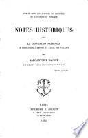 Notes historiques sur la Convention nationale, le Directoire, l'Empire et l'exil des votants