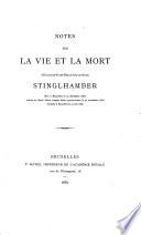 Notes sur la vie et la mort d'Elisabeth-Flore-Emilie-Cécile-Marie Stinglhamber, née à Bruxelles le 19 décembre 1867, entrée au Sacré-Coeur comme demi-pensionnaire le 27 novembre 1876, décédée à Bruxelles le 9 avril 1881