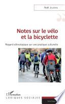 Notes sur le vélo et la bicyclette