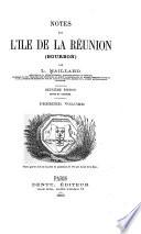 Notes sur l̓ile de la Réunion (Borbon)