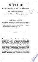 Notice biographique et littéraire sur Odolant-Desnos, auteur de l'histoire d'Alençon, etc