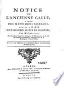 Notice de l'ancienne Gaule