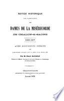 Notice historique sur l'association des Dames de la Miséricorde de Chalon-sur-Saône, 1638-1877