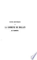 Notice historique sur la commune de Hollain en Tournésis, autrefois propriété de l'abbaye de Saint-Pierre de Gand