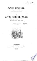 Notice historique sur la maison et solitude de Notre-Dame-des-Anges, au terroir de Mimet, diocèse d'Aix