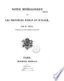 Notice minéralogique sur les provinces d'Oran et d'Alger