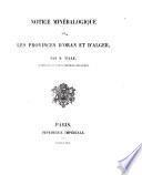 Notice minéralogique sur les provinces d'Oran et d'Alger