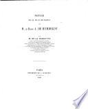 Notice sur la vie et les travaux de A. de Humboldt