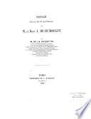 Notice sur la vie et les travaux de M. le Baron de Humboldt