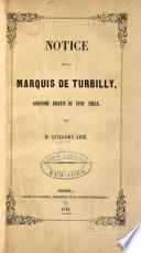 Notice sur le marquis de Turbilly