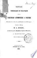 Notice sur les injecteurs automoteurs à incendie, inventés en 1864 par L. Buret et contruits par E. Reyniers