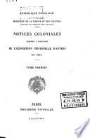 Notices coloniales