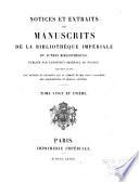 Notices et extraits des manuscrits de la Bibliothèque du roi et autres bibliothèques