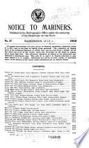 Notices of Mariners. ...