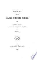 Notices sur les églises du diocèse de Liège