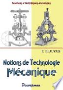 Notions de technologie mécanique
