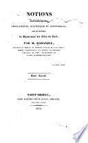 Notions historiques, géographiques, statistiques et agronomiques sur le littoral du département des Côtes-du-Nord